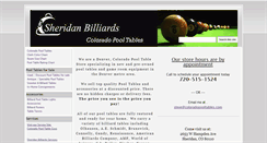 Desktop Screenshot of coloradopooltables.com