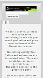 Mobile Screenshot of coloradopooltables.com